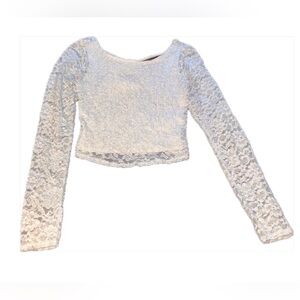 Abercrombie & Fitch Cream Lace Top